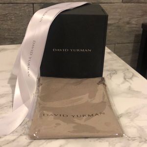 David Yurman Box + Jewelry Bag